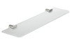 ANZZI Essence Series Glass Shelf In Brushed Nickel - AC-AZ050BN