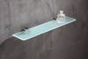ANZZI Essence Series Glass Shelf In Brushed Nickel - AC-AZ050BN