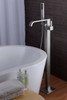 ANZZI Angel 2-handle Claw Foot Tub Faucet With Hand Shower In Brushed Nickel - FS-AZ0044BN