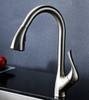 ANZZI Elysian Farmhouse 36 In. Double Bowl Kitchen Sink With Accent Faucet In Brushed Nickel - K36203A-031B