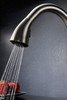 ANZZI Elysian Farmhouse 36 In. Double Bowl Kitchen Sink With Accent Faucet In Brushed Nickel - K36203A-031B