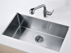 ANZZI Vanguard Undermount Stainless Steel 30 In. 0-hole Single Bowl Kitchen Sink In Brushed Satin - K-AZ3018-1A