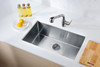 ANZZI Vanguard Undermount Stainless Steel 30 In. 0-hole Single Bowl Kitchen Sink In Brushed Satin - K-AZ3018-1A