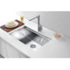 ANZZI Aegis Undermount Stainless Steel 30 In. 0-hole Single Bowl Kitchen Sink With Cutting Board And Colander - K-AZ3018-1Ac
