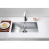 ANZZI Aegis Undermount Stainless Steel 30 In. 0-hole Single Bowl Kitchen Sink With Cutting Board And Colander - K-AZ3018-1Ac