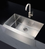 ANZZI Elysian Farmhouse Stainless Steel 32 In. 0-hole Single Bowl Kitchen Sink In Brushed Satin - K-AZ3320-1A