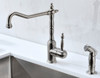 ANZZI Elysian Farmhouse 36 In. Kitchen Sink With Locke Faucet In Brushed Nickel - KAZ3620-108