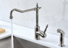 ANZZI Elysian Farmhouse 36 In. Kitchen Sink With Locke Faucet In Brushed Nickel - KAZ3620-108