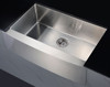 ANZZI Elysian Farmhouse 36 In. Single Bowl Kitchen Sink With Faucet In Brushed Nickel - KAZ36201A-031B