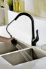 ANZZI Accent Series Single-handle Pull-down Sprayer Kitchen Faucet In Oil Rubbed Bronze - KF-AZ031ORB