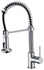 ANZZI Step Single Handle Pull-down Sprayer Kitchen Faucet In Polished Chrome - KF-AZ194CH