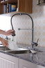 ANZZI Step Single Handle Pull-down Sprayer Kitchen Faucet In Polished Chrome - KF-AZ194CH