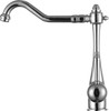 ANZZI Patriarch Single Handle Standard Kitchen Faucet In Polished Chrome - KF-AZ198CH