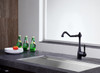 ANZZI Single Handle Kitchen Faucet-oil Rubbed Bronze-patriarch Series-kf-az198orb-anzzi - KF-AZ198ORB