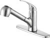 ANZZI Del Acqua Single-handle Pull-out Sprayer Kitchen Faucet In Brushed Nickel - KF-AZ204BN