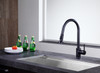 ANZZI Somba Single-handle Pull-out Sprayer Kitchen Faucet In Oil Rubbed Bronze - KF-AZ213ORB