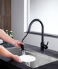 ANZZI Somba Single-handle Pull-out Sprayer Kitchen Faucet In Oil Rubbed Bronze - KF-AZ213ORB