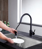 ANZZI Somba Single-handle Pull-out Sprayer Kitchen Faucet In Oil Rubbed Bronze - KF-AZ213ORB