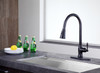 ANZZI Rodeo Single-handle Pull-out Sprayer Kitchen Faucet In Oil Rubbed Bronze - KF-AZ214ORB