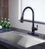 ANZZI Rodeo Single-handle Pull-out Sprayer Kitchen Faucet In Oil Rubbed Bronze - KF-AZ214ORB