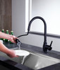 ANZZI Bell Single-handle Pull-out Sprayer Kitchen Faucet In Oil Rubbed Bronze - KF-AZ215ORB