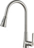 ANZZI Tulip Single-handle Pull-out Sprayer Kitchen Faucet In Brushed Nickel - KF-AZ216BN