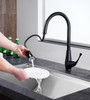 ANZZI Meadow Single-handle Pull-out Sprayer Kitchen Faucet In Oil Rubbed Bronze - KF-AZ217ORB