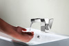 ANZZI Zhona Series Single Hole Single-handle Low-arc Bathroom Faucet In Polished Chrome - L-AZ039