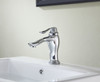 ANZZI Anfore Single Hole Single Handle Bathroom Faucet In Polished Chrome - L-AZ104CH