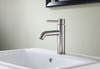 ANZZI Valle Single Hole Single Handle Bathroom Faucet In Brushed Nickel - L-AZ107BN