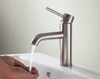 ANZZI Valle Single Hole Single Handle Bathroom Faucet In Brushed Nickel - L-AZ107BN