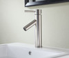 ANZZI Valle Single Hole Single Handle Bathroom Faucet In Brushed Nickel - L-AZ110BN