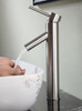 ANZZI Valle Single Hole Single Handle Bathroom Faucet In Brushed Nickel - L-AZ111BN