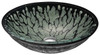 ANZZI Bravo Series Deco-glass Vessel Sink In Lustrous Black - LS-AZ043