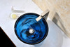 ANZZI Soave Series Deco-glass Vessel Sink In Sapphire Wisp - LS-AZ048