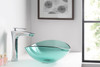ANZZI Major Series Deco-glass Vessel Sink In Lustrous Green - LS-AZ076