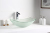 ANZZI Pendant Series Deco-glass Vessel Sink In Lustrous Frosted - LS-AZ085