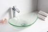 ANZZI Forza Series Deco-glass Vessel Sink In Lustrous Frosted - LS-AZ086