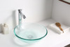 ANZZI Etude Series Vessel Sink In Lustrous Clear - LS-AZ087