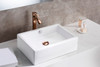 ANZZI Deux Series Ceramic Vessel Sink In White - LS-AZ122