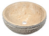 ANZZI Desert Basin Vessel Sink In Classic Cream Marble - LS-AZ147