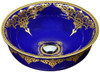 ANZZI Scepter Series Vessel Sink In Royal Blue - LS-AZ187