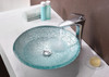 ANZZI Arc Series Vessel Sink In Clear Glass - LS-AZ208