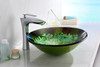 ANZZI Chrona Series Vessel Sink In Emerald Burst - LS-AZ213