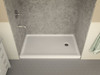 ANZZI Colossi Series 36 In. X 60 In. Single Threshold Shower Base In White - SB-AZ007WR