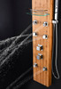 ANZZI Crane 60 In. Full Body Shower Panel With Heavy Rain Shower And Spray Wand In Natural Bamboo - SP-AZ058