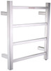 ANZZI Magnus Series 4-bar Stainless Steel Wall Mounted Electric Towel Warmer Rack In Polished Chrome - TW-AZ016CH