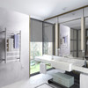 ANZZI Bell 8-bar Electric Towel Warmer In Brushed Nickel - TW-AZ026BN