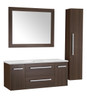 ANZZI Conques 48 In. W X 20 In. H Bathroom Vanity Set In Rich Brown - V-CQA037-48