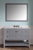 ANZZI Montaigne 48 In. W X 35 In. H Bathroom Bath Vanity Set In Rich Gray - V-MGG013-48